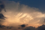 Fototapeta Na sufit - Set of clouds at sunset