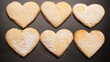 © Nikolay - Shortbread in the shape of a heart isolated on white background.