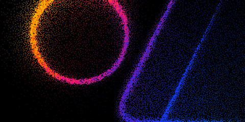 Poster - Bright abstract image in a modern style.