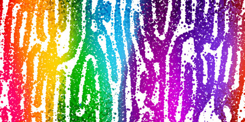 Poster - Bright abstract image in a modern style.