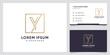 © zalfa_std98 - Monogram initial Y logo design with creative modern concept