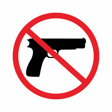 No Guns Sign