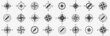 © OpenDesigner - Compass icon collection. Compass icons vector. Wind rose symbol collection