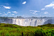 Victoria waterfalls in broad front, Zimbabwe