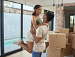 © Siphosethu Fanti/peopleimages.com - Lets go check out the bedroom first. Shot of an affectionate couple celebrating in their new home.