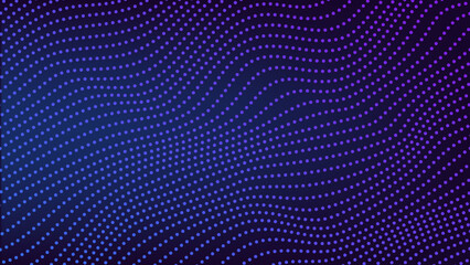 Abstract Technology  Blue Particles Mesh Background
