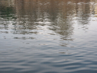 Poster - blue water surface background