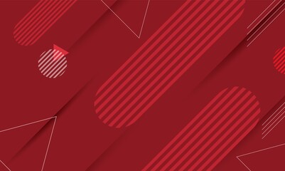 Wall Mural - Geometric 3d background mockup with motion design. Template or banner, website, advertising poster