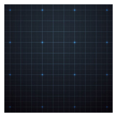 Poster - futuristic square grid. digital screen with line pattern
