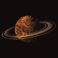 Wall Mural - Planets in the solar system Mercury, Venus, Earth, Mars, Jupiter, Saturn, Uranus, Neptune, Bluto, extraterrestrial galaxy