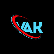 VAK Logo. VAK Letter. VAK Letter Logo Design. Intitials VAK Logo Linked With Circle And Uppercase Monogram Logo. VAK Typography For Technology, Business And Real Estate Brand.