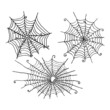 © Elenapro - Spiderweb bundle clipart, Halloween spiderweb.
