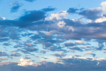 Wall Mural - Blue sky with clouds.