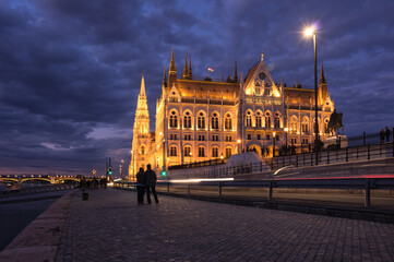 Wall Mural - The Hungarian Parliament Building in Budapest