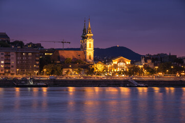 Wall Mural - View of the historical center of Budapest