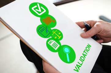 Poster - Validation concept on a paper
