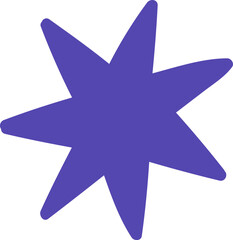 Wall Mural - abstract star cartoon illustration