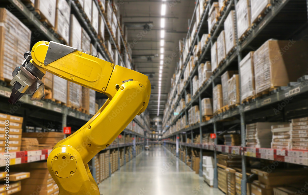 Smart robot arm systems for innovative warehouse and factory digital ...