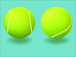 Tennis balls. Texture. Sports Equipment. Realistic vector illustration