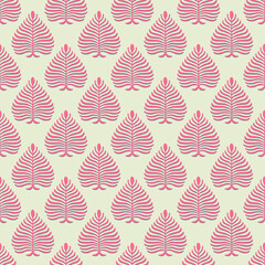 Poster - LEAF SEAMLESS PATTERN IN  EDITABLE VECTOR FILE