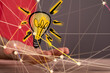 © vegefox.com - Neural network 3D illustration. Big data and cybersecurity