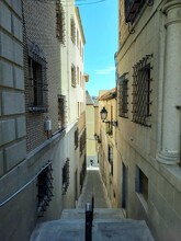 Narrow Street In Toledo Spain 