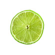 Lime fruit on white