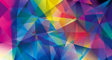Geometric Modern Colorful Modern Abstract Polygonal Banner Background.