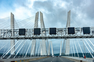 Fototapete - Tappan Zee bridge on Hudson river