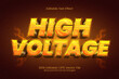 © rizqikreatif88 - Editable text effect - High Voltage 3D Game style