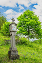 Wayside Shrine At A Way Of The Cross
