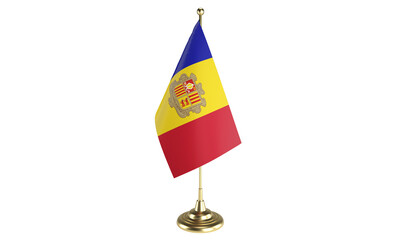 Canvas Print - Moldova table flag on white background, 3d rendering, isolated