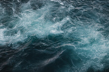 Closeup Shot Of Sea Waves