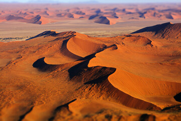 Poster - Mesmerizing view of a desert in Namibia, South Africa