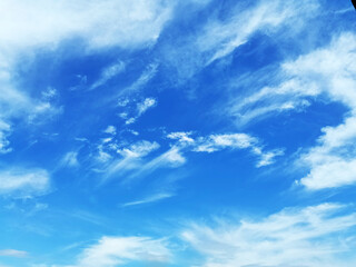 blue sky with clouds