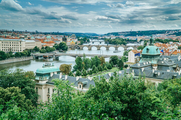 Wall Mural - Photo of attractions in Prague