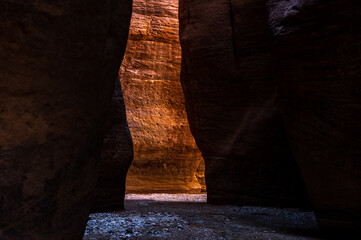 Wall Mural - Amazing rock formations of Wadi Numeira, Jordan.