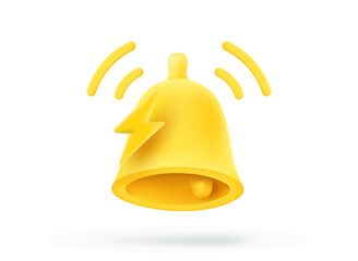 Aufkleber - Web message notification icon. 3d illustration isolated on white