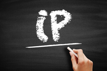 Aufkleber - ip intellectual property - category of property that includes intangible creations of the human inte