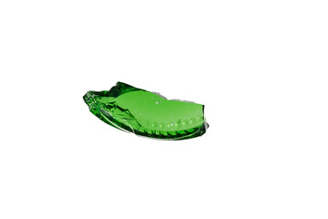 Aufkleber - green shard glass isolated on white background