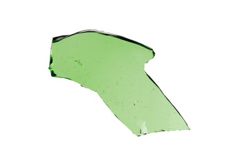 Aufkleber - green shard glass isolated on white background