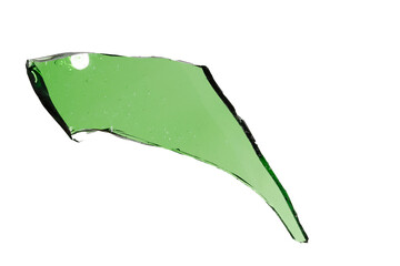Aufkleber - green shard glass isolated on white background
