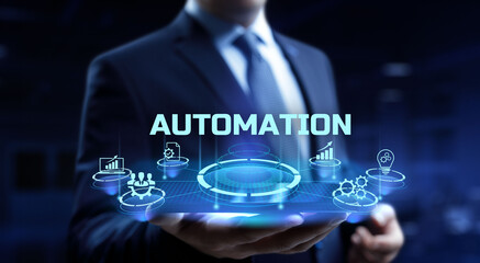 automation concept. software innovation technology. business process optimisation.