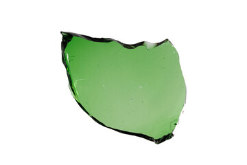 Aufkleber - green shard glass isolated on white background