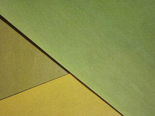 Wall Mural - Background surface made of green and yellow paper