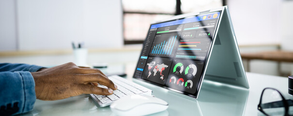 Poster - KPI Business Data Dashboard Analytics