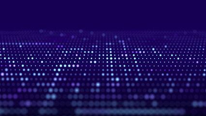 Poster - Abstract Digital Background Science Technology Networks Big Data Link 3D rendering.