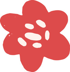 Wall Mural - abstract flower doodle design element
