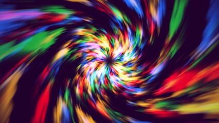 Poster - Multicolour some blurred abstract background in form of a swirl - 3D Illustration