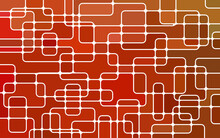 Abstract Vector Stained-glass Mosaic Background - Red And Orange Rectangles